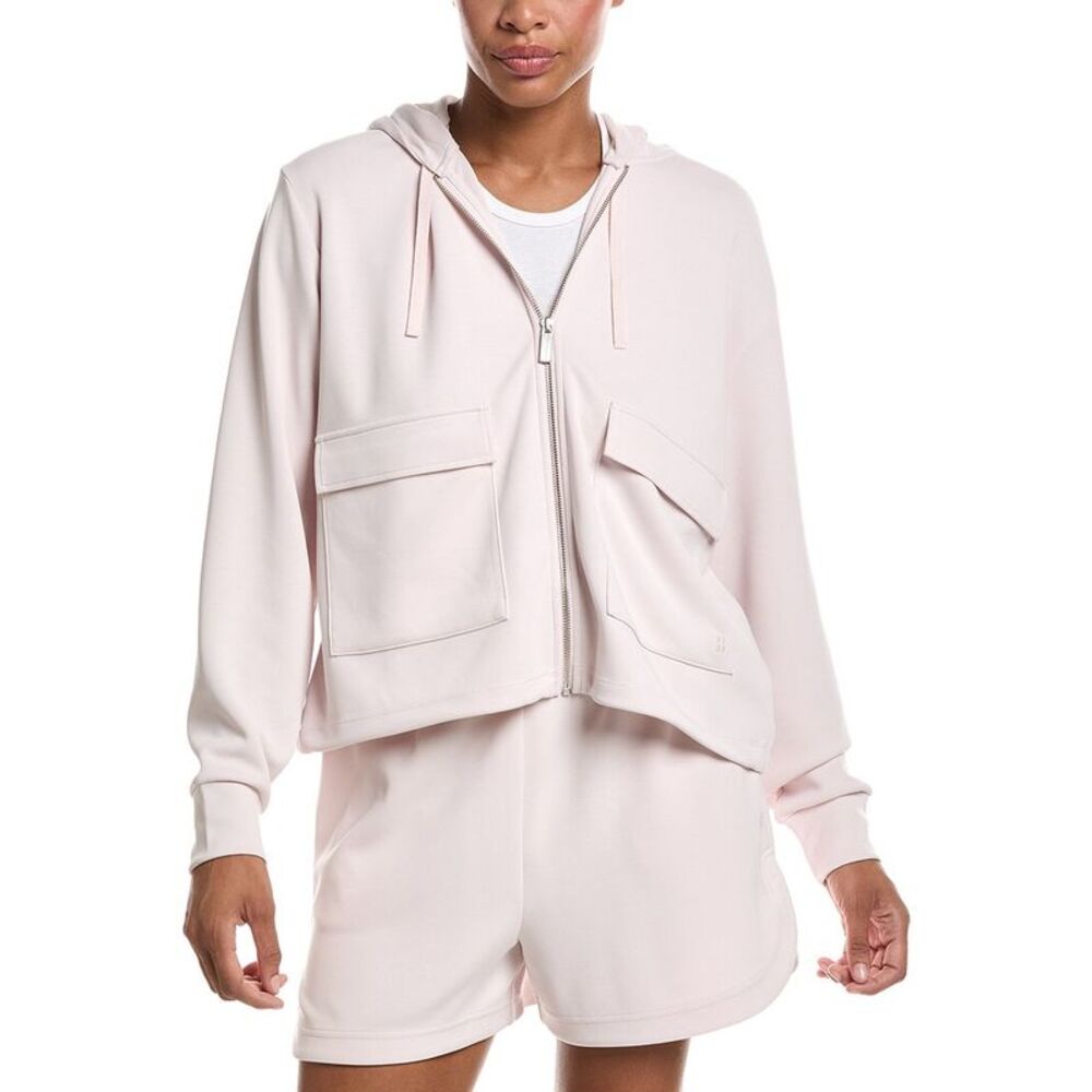 Sweaty Betty Womens Sand Wash Cloudweight Zip-Up Hoodie, Pink
